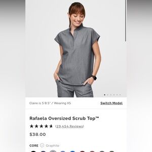 FIGS Rafaela Oversized Scrub Top